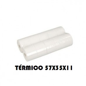 Rolo Papel Térmico 57x35x11 Pack 10