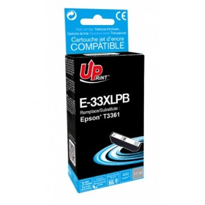 Tinteiro Compatível p/ Epson Expression Premium XP830/XP635/XP630/XP530 Nº33XL - Preto Foto (Alta Capacidade) C13T33614010
 / Capacidade: ~400 Páginas (11 ml) / Código de Barras: 3584770896430